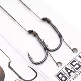 Jalutusrihmad KORDA BASIX Ready Tied Hair Rigs Wide Gape, 2 tk.