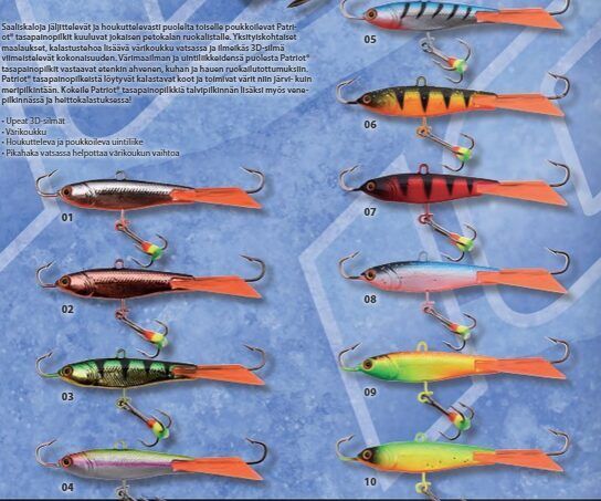 PATRIOT ICE VUOSKU BALANSIERIS 12gr / 40mm