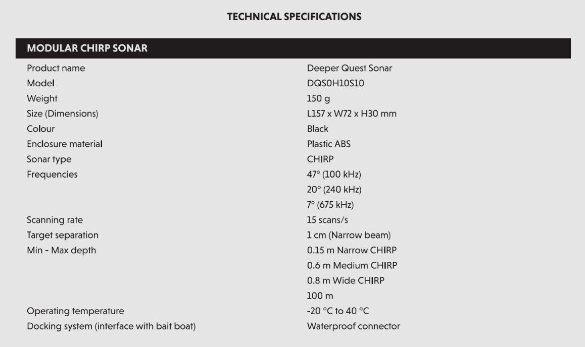 Iebarošanas kuģītis Deeper Quest