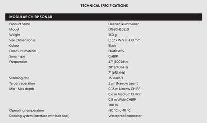 Iebarošanas kuģītis Deeper Quest
