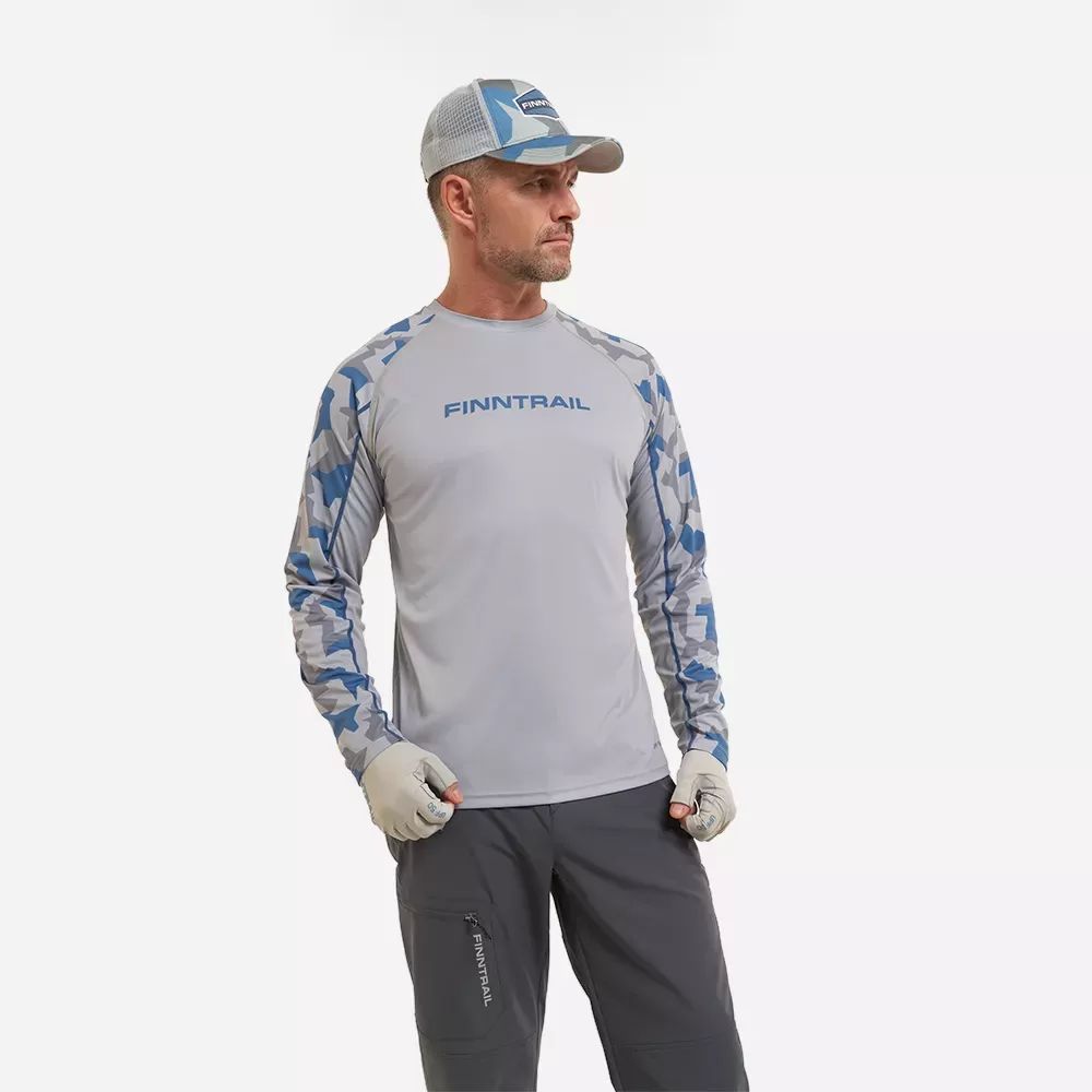 UPF 50 särk FINNTRAIL WAVE GREY 6612