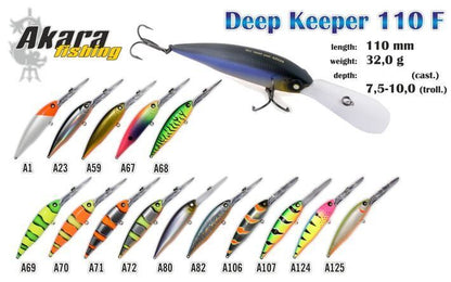 AKARA Deep Keeper 110 F (110mm, 32g, 7.5-10m)