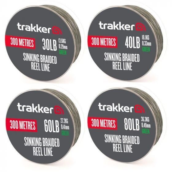Pītā aukla Trakker Sinking Braid Reel Line