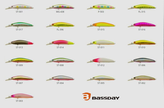 Vobleris Bassday Sugar Minnow Stream 85SP MR