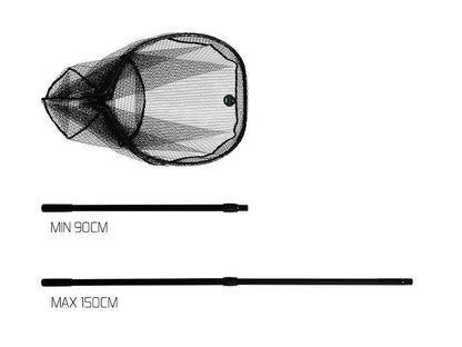 Uztveramais tīkls Delphin OMINI Quick 2 daļīgs 215cm/65x60cm