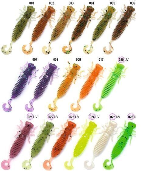 Silikona Mānekļi Fanatik Larva Lux, 1,6"