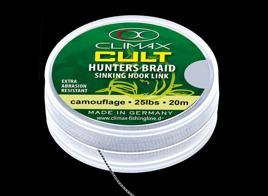Pavadiņu materiāls Climax Hunters Braid 25lb 30lb 45lb