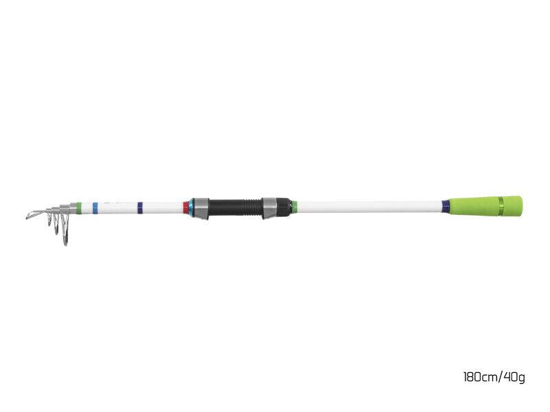 Teleskoopiline laste õngepüügiks mõeldud õng Delphin YUPIE 180cm/40g