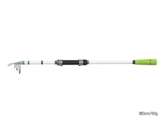 Teleskoopiline laste õngepüügiks mõeldud õng Delphin YUPIE 180cm/40g