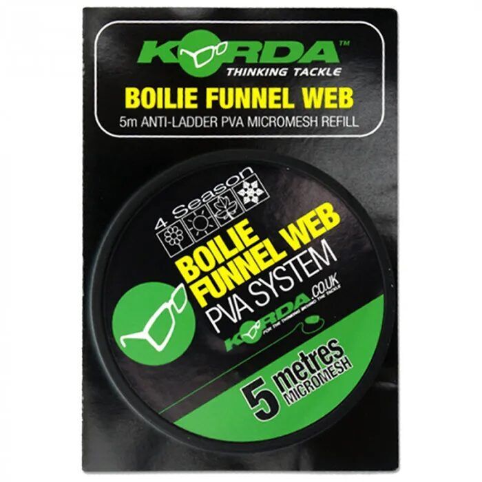 PVA KORDA Boilie Funnel Web System Micromesh , 5m