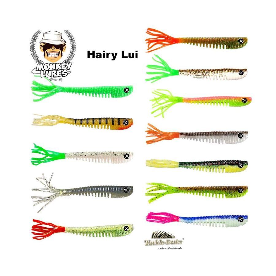 Silikoonpeibutis Monkey Lures Hairy Lui 14cm 3tk