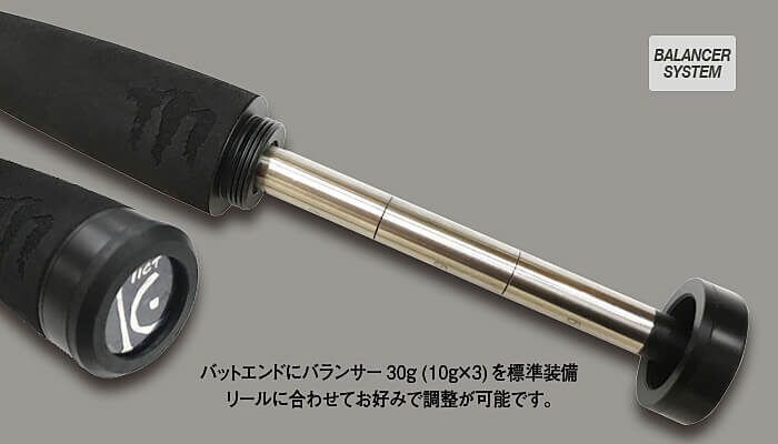 Spinningu TICT Ice Cube Rockin Beast, IC-86.5TB-Sis, 260 cm, 0.4-18gr