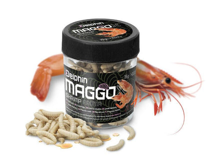 Mākslīgā ēsma baltais kāpurs Delphin MaggoX Pop Up