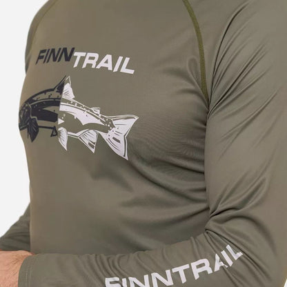 UPF 50 Krekls FINNTRAIL WAVE FISH KHAKI 6611