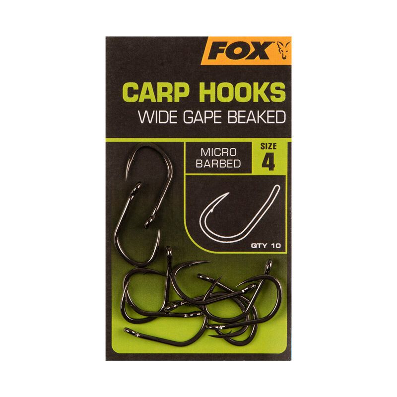 Āķi Fox Carp hooks wide gape