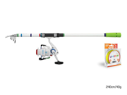 Komplekts Delphin YUPIE Rod and Reel w/ spool Set for children
