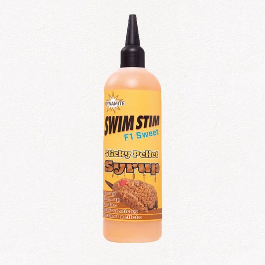 Vedelik Dynamite Baits SwimStim Sticky Pellet Syrup – F1 Sweet 300ml