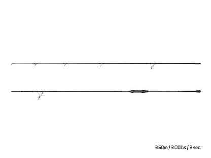 Karpu Makšķerkāts Delphin CorsaBLACK NERO 360cm/3lbs