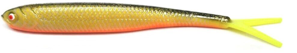 OSHELure Zander Tail Pelagic Dzeltenu Asti, 7" Silikona mānekļi Zandartiem