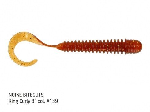 Silikona māneklis NOIKE BITEGUTS Ring Curly 3“