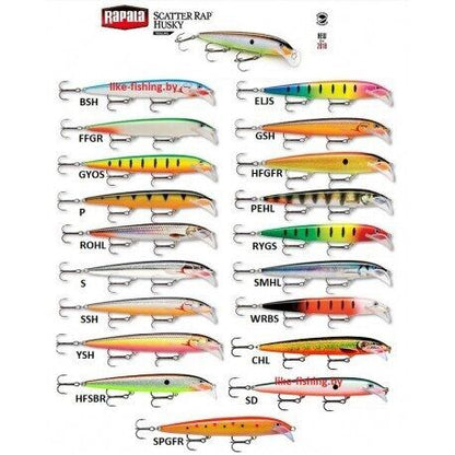 Voobler Rapala Scatter Rap Husky 13cm
