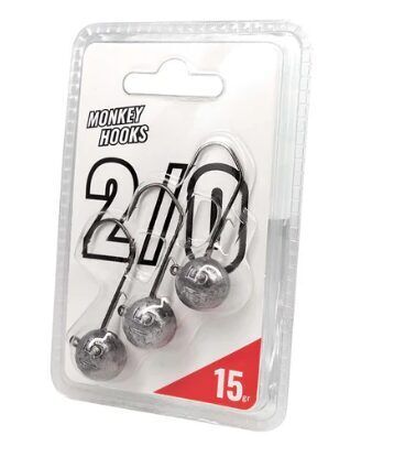 Džiggalvas Monkey Hooks 2/0 RAW