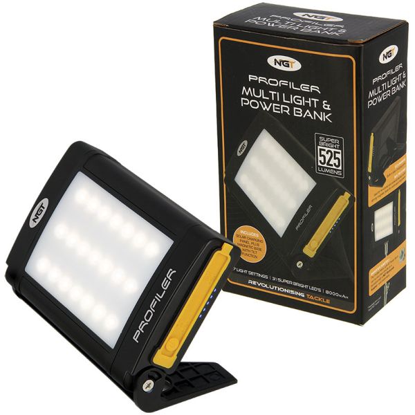 NGT Profiler Multi Light & Powerbank 8000mAh lamp 