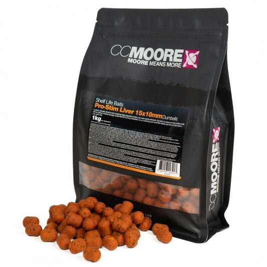 Boilas CCMOORE PRO-STIM LIVER DUMBELL BOILIES
