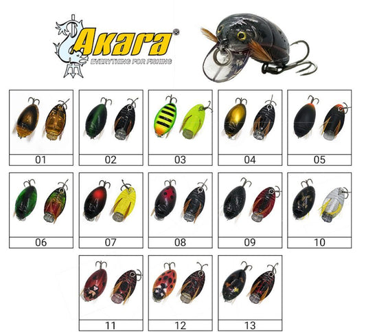 Võlur AKARA «Bug» 38 F (4 g, 38 mm)
