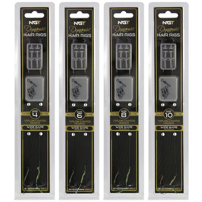 Gatavās pavadas NGT Twin Pack Dynamic Hair rigs