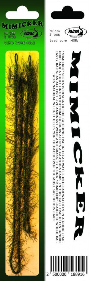Katran Mimicker leadcore, svinaukla 1gab, 75cm, 45lb