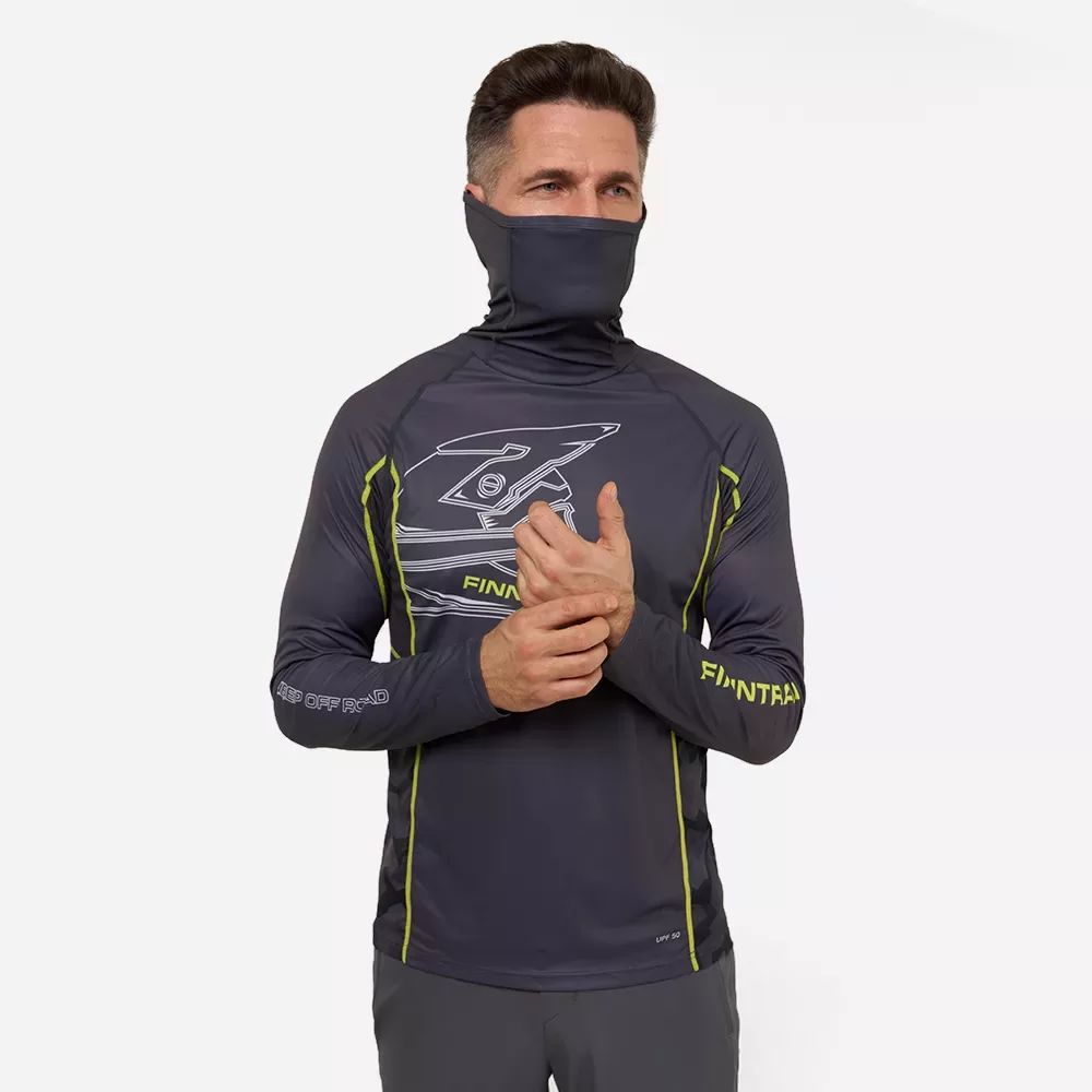 UPF 50 Krekls FINNTRAIL VIZARD MIDDLEGREY 6608