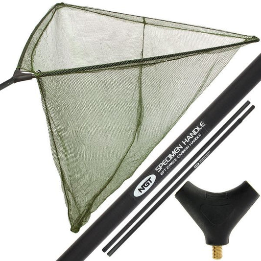 Uztveramais Tīkls NGT Carbon 42" Net and Handle Combo | 1.8 m