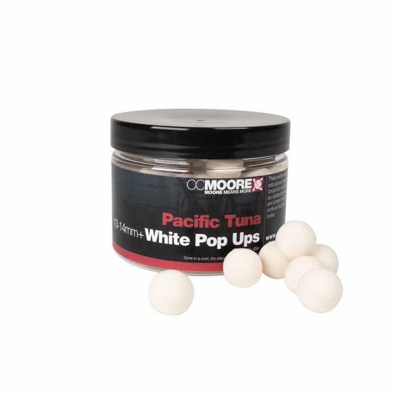 Pop Up CCMOORE PACIFIC TUNA PINK or WHITE POP UPS 13-14mm