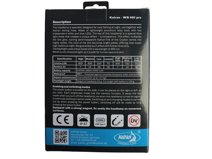 Lukturis KATRAN W/B 460lm PRO
