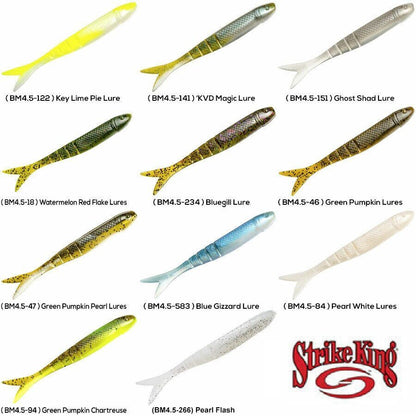 Strike King KVD plastteraga lant 4,5" / 11,4 cm