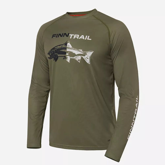 UPF 50 Krekls FINNTRAIL WAVE FISH KHAKI 6611
