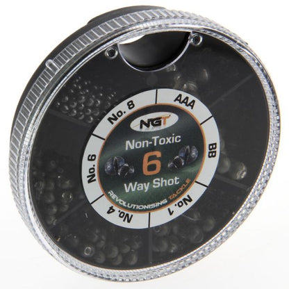 Svinu komplekts NGT Non Toxic Split Shot - 6 Way