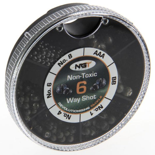 Svinu komplekts NGT Non Toxic Split Shot - 6 Way