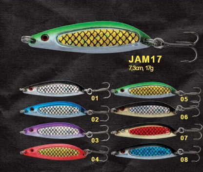 Kiiged JAMES lusikaga peegel 17gr 73mm