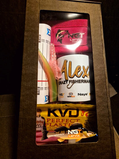 ROZĀ Dāvanu Kaste no Alex Crazy Fisherman "Asaris+Zandarts"