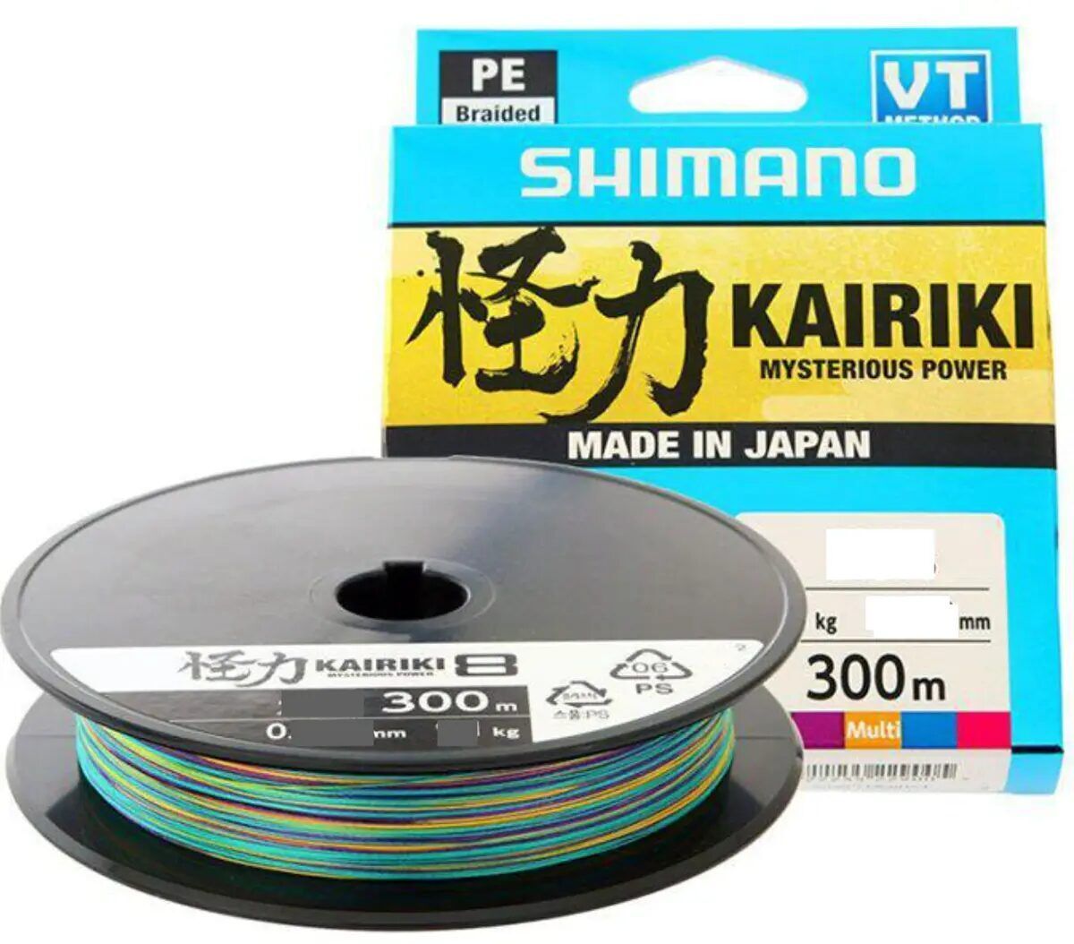 Punutud tamiil SHIMANO Kairiki 4 - 300m mitmevärviline