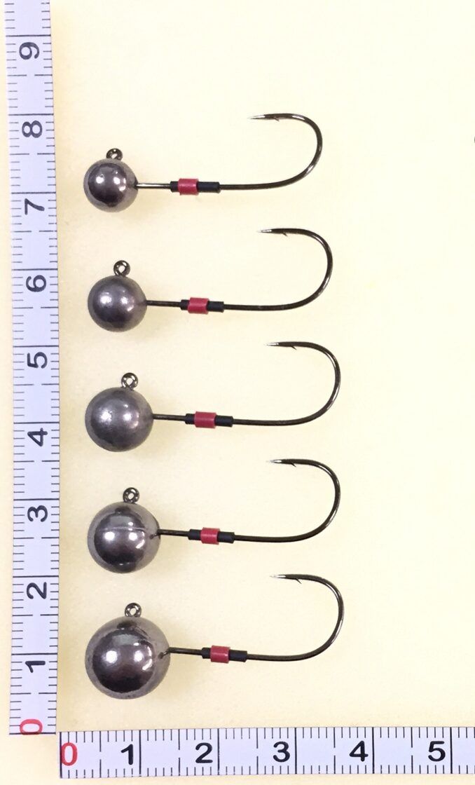 Volframa Džiggalva Fish On ar MEITO #2 āķi 0.9gr - 10.6gr