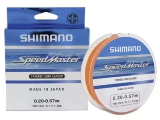 Shimano Line Speedmaster Surf Taper ld 10x15m , Clear