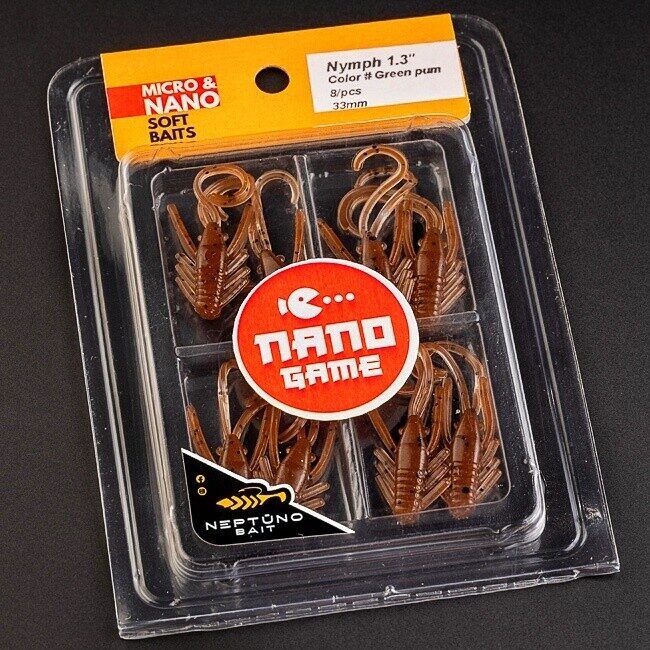 Silikoonist lant Neptuno Bait Nymph 1.3"