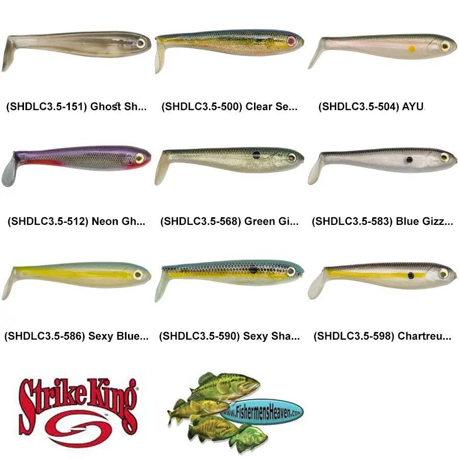 Silikona māneklis Strike King Shadalicous Swimbait 5.5" / 14cm