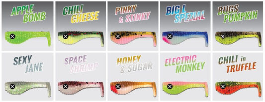 Ahvide peibutised Baby Lui 3,5 cm, kummist peibutised - 12 tk