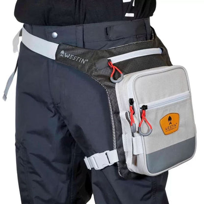 Kott Westin W3 Leg Bag keskmise halli musta värvi