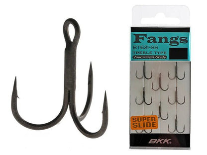 Āķi BKK Fangs 21-SS Treble Hooks
