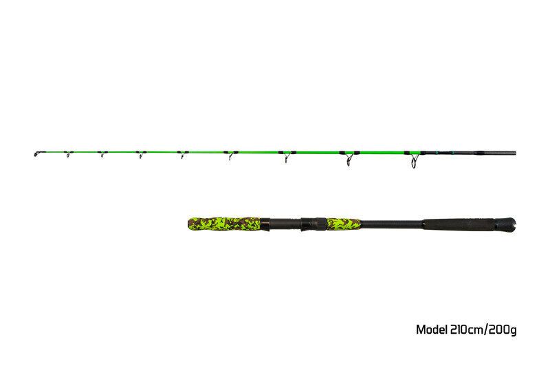 Sägapüügi õng Delphin MONSTRO II / 2 osa 210cm/200g
